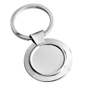 Porte-clés double creux en acier inoxydable 25 mm, mousqueton tendance, léger, cadeau - Product Image 2