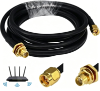 Rangkaian Kabel Koaksial RF Low-loss Pabrikasi untuk Antena MIMO, Penguat Sinyal 4G/5G, Router WiFi, Ekstensi Base Station, dan Jumper