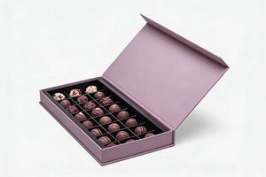 Caja de Regalo Premium para Dulces, Plegable, Magnética, de Papel Rígido, con Compartimentos, para Empacar Alimentos - Product Image 4