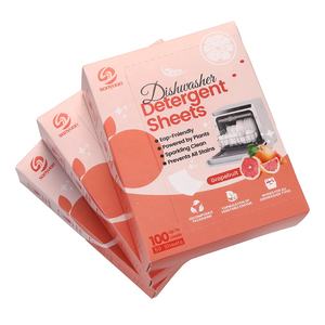 SANYUAN - Hojas de Detergente para Lavavajillas Ecológicas, Solubles en Agua, Biodegradables, con Aroma a Pomelo y Marca Privada - Product Image 3