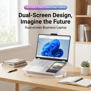 CoreNest Nuevo Portátil 2026 de 15.6 Pulgadas con Pantalla Doble, Intel N95, 16GB de <span class=keywords><strong>RAM</strong></span>, con Sub-Pantalla Táctil de 7 Pulgadas, Portátil Empresarial - Product Image 4