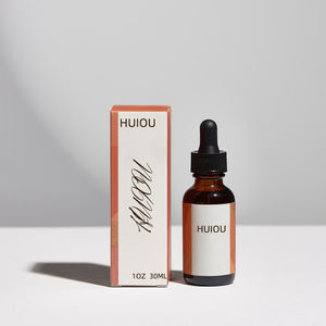 Luxe Huidverzorgingsverpakking Cosmetisch Gezicht Serum Glazen Druppelfles Met Doos Etherische Olie Ronde <span class=keywords><strong>Murano</strong></span> Parfumfles 1 Stuks Huiou - Product Image 4