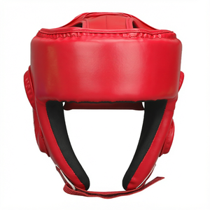Casque de boxe en cuir PU, casque de Taekwondo Sanda, casque de protection respirant pour l'entraînement et la compétition - Product Image 1