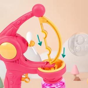 Bubble in Bubble Pistolet à <span class=keywords><strong>bulles</strong></span> électrique à piles avec solution pour <span class=keywords><strong>mariage</strong></span> d'été pour enfants - Product Image 2