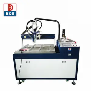 Daheng factory supply Three axis 3D Epoxy Dome Sticker Machine Automatic PVC Glue Dispensing Machine