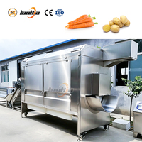 Industriële wortelschilmachine, aardappelenschilmachine, aardappelverwerkingsmachine, schilmachine voor paarse yam, groenten en fruit.
