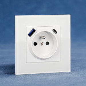 Últimos <span class=keywords><strong>productos</strong></span>, venta al <span class=keywords><strong>por</strong></span> <span class=keywords><strong>mayor</strong></span>, nueva innovación, enchufe francés de pared eléctrica, carga rápida, dos puertos, tipo A + C - Product Image 6