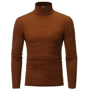 <span class=keywords><strong>Pull</strong></span>-over en maille décontracté pour homme, col roulé fin et confortable, couleur unie - Product Image 5