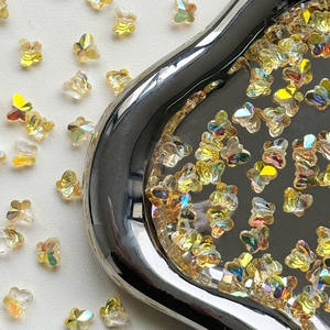 Glass <b>Beads</b> Wholesale 8*6mm Butterfly Glass <b>Beads</b> High Quality Stained Glass <b>Beads</b> DIY <b>Bracelet</b> Jewelry <b>Making</b> - Product Image 6