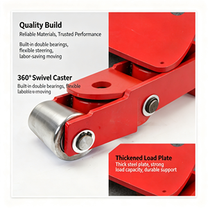 Kit de roulettes pivotantes à 360 degrés pour meubles et appareils électroménagers, robustes, avec poignée, pour usage professionnel, nouveau, OEM - Product Image 6