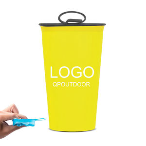 Gobelet pliable en silicone réutilisable et écologique LER, sans BPA, pour la course en extérieur, avec logo personnalisé en TPU - Product Image 2