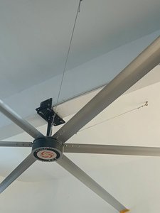 Ventilateurs d'extraction industriels HVLS de 5 m à prix avantageux, <span class=keywords><strong>ventilateur</strong></span> HVLS de plafond à prix avantageux, grande taille, <span class=keywords><strong>grand</strong></span> <span class=keywords><strong>ventilateur</strong></span> de plafond de 8 pieds, 12 pieds - Product Image 5