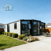 Maison conteneur de luxe extensible de 40 pieds, style artisanal moderne, installation rapide, maison modulaire préfabriquée respirante, garantie 3 ans, CE