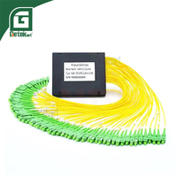 GETEKnet OEM ODM FTTH Tube de télécommunication SC APC 1x64 1*64 Splitter optique PLC à montage en rack APC 1*64 Ligne de production