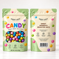 Sachet Doypack Mylar haute barrière pour compléments alimentaires, capsules de vitamines, poudre protéinée et emballage alimentaire de qualité alimentaire pour confiseries