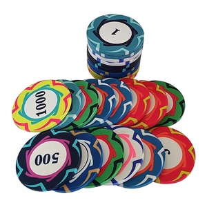 Großhandel Bunte 10g Keramik-<span class=keywords><strong>Pokerchips</strong></span> 39mm Günstige Individuelle Logo-Designs mit Eigenem Nennwert für Andere Glücksspielprodukte - Product Image 3