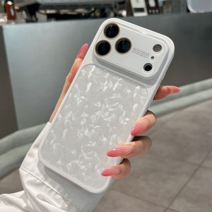 Funda de Teléfono Móvil con Diseño de Concha para iPhone 16 15 14 Convertido 17 Pro Max, Carcasa Trasera de Vidrio Brillante a Prueba de Golpes - Product Image 2