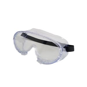 <b>Adjustable</b> Strap Fit-Over Plastic Safety <b>Glasses</b> Goggles Fog-Proof Protective Eye Gear - Product Image 1