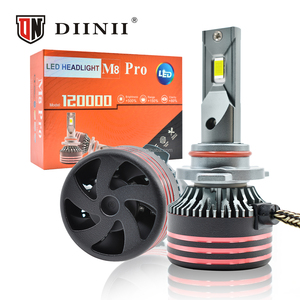 หลอดไฟหน้า <span class=keywords><strong>LED</strong></span> ขนาดเล็ก130W H1/H7/H4 M8PRO กำลังสูง13000LM 12V 6500K ระบบไฟอลูมิเนียมปลั๊กเล่นอัตโนมัติ IP68ใหม่ - Product Image 5