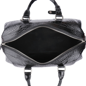 Personalizado de lujo de <span class=keywords><strong>piel</strong></span> de cocodrilo genuina de cuero duradero hombres mujeres Unisex llevar en Boston Duffle <span class=keywords><strong>bolsa</strong></span> de <span class=keywords><strong>viaje</strong></span> bolso - Product Image 5
