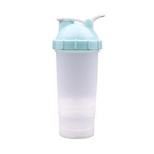 Diseño personalizado de plástico de 500ml botella de bebida <span class=keywords><strong>shaker</strong></span> con mezcla de bola - Product Image 1