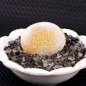 Hot Sales Natural <strong>Yellow</strong> <strong>Jade</strong> Runestone Witch Rune Healing Stones Tariff Runic Divination Rune Symbols for DIY Worry <strong>Stone</strong> - Product Image 4