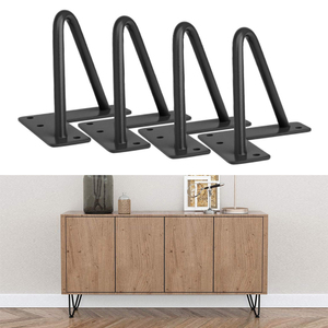 <span class=keywords><strong>Gambe</strong></span> a forcina moderne <span class=keywords><strong>di</strong></span> alta qualità in metallo e <span class=keywords><strong>ferro</strong></span> per mobili, ideali per tavoli da soggiorno, camere da letto e scrivanie - Product Image 6