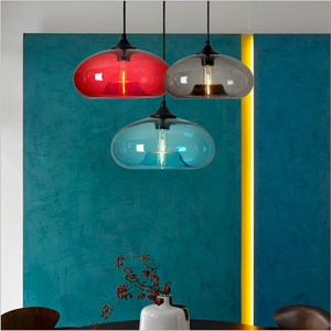 Nueva Lámpara Colgante Moderna y Sencilla de 6 Bolas de Cristal de Colores, E27, para Cocina, Restaurante, <span class=keywords><strong>Cafetería</strong></span>, <span class=keywords><strong>Bar</strong></span> - Product Image 5