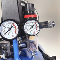 Compresseur d'Air Industriel à Piston Haute Pression 220V Mini Mobile Portable Sans Huile Silencieux