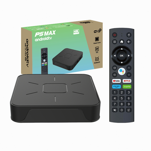 2026 New P5 Max Tv Box Android 14 OS 4K Smart TVBox H313 Media Player 2GB 16GB Wifi6 With Voice Remote Android Box Set-Top Box
