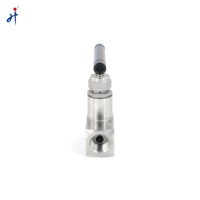 Válvula de Aguja Manual de Acero Inoxidable, Válvula de Control de Flujo para Agua, Gas y Aceite