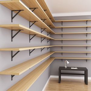 Étagère murale en bambou personnalisée, étagère en <span class=keywords><strong>bois</strong></span> à plusieurs niveaux, panneau de séparation et bibliothèque pour la décoration murale - Product Image 2