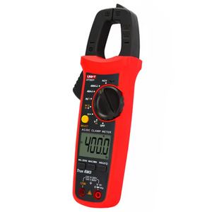 Multimètre à pince numérique portable UNI-T UT203+ AC, ampèremètre, voltmètre, wattmètre, écran LCD, CAT III 600V 400A - Product Image 1