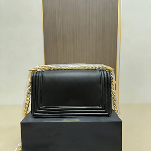 Sacs de créateurs classiques pour femmes, sacs à main de marques célèbres, sacs de luxe en cuir véritable avec chaîne - Product Image 1
