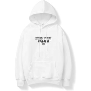 เสื้อฮู้ดปักลายสำหรับผู้ชาย FOXA ผ้าฝ้าย 100% เนื้อหนา สไตล์สตรีทแวร์ - Product Image 2