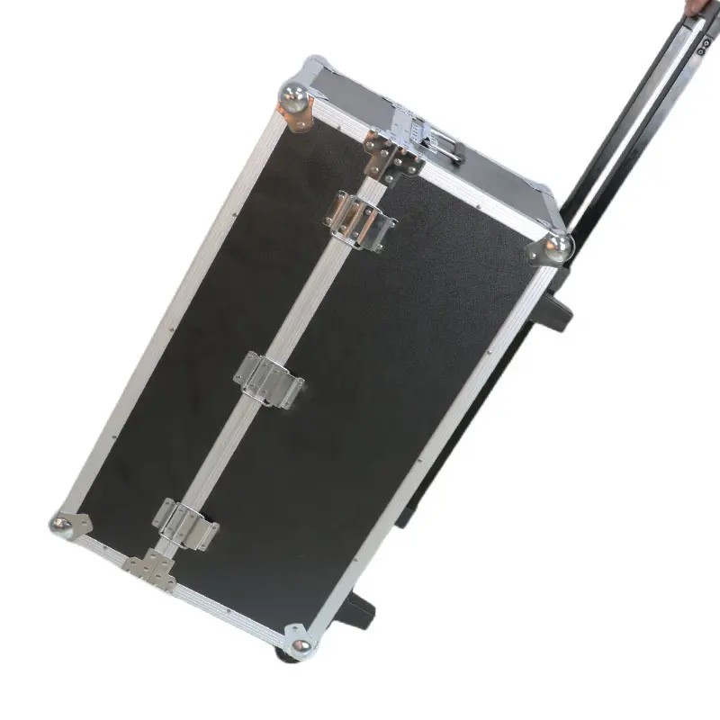 Custom heavy duty tool box with wheels trolley equipment protective storage case aluminum tool case from china factory