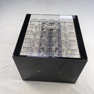 QinLong Factory Supply Bird Cage Carrier Case 1000ct <span class=keywords><strong>Jetons</strong></span> de <span class=keywords><strong>Poker</strong></span> en acrylique transparent avec 10 Set 40MM ABS Chip Box - Product Image 5