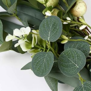 Guirnalda de Eucalipto Artificial de Alta Calidad OH ARTS con Bayas Grandes, Decoración Verde para Puerta, Interior, Exterior, Hogar, Pared, Ventana - Product Image 4