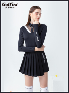 Automne et hiver femmes Slim chaud Stretch maille polo à manches longues vêtements de <span class=keywords><strong>golf</strong></span> - Product Image 3