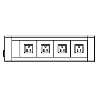 Pince de table AU pour prise de courant de bureau de conférence/pince de bord de table sur prise de bureau avec port usb type-c