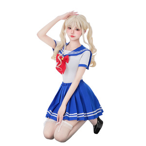 Disfraz Sexy Japonés Estilo Marinero Gyaru, Falda y Body para Cosplay, Atuendo Escolar de Anime para Actuaciones - Product Image 3