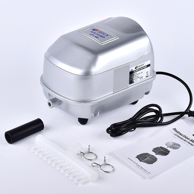 RESUN Fish Tank Oxygen Pump Air Pump Lp High Pressure Fish Pond Aquarium Air Pump