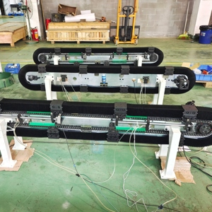 Verticale Rechthoekige Dubbele Spoor Cirkelgeleiderail Transportband Lijn Precisie Productielijn Voor Automatische Transportband Apparatuur - Product Image 2