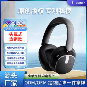 Auriculares Inalámbricos Personalizados con Cancelación de Ruido y Audio Espacial Bluetooth Over-Ear 2025 - Product Image 2