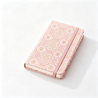Carnet A5 A6 avec couverture en tissu jacquard, élastique personnalisé, couverture rigide, papier épais 100 g/m², journal en gros, cadeau