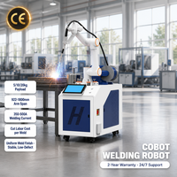 Mesin Las Robot Cobot 6 Axis Gearbox Motor Beban Angkut 10kg Jangkauan 1400mm Kuantitas Tinggi Baja Tahan Karat Bersertifikasi CE Mudah Digunakan