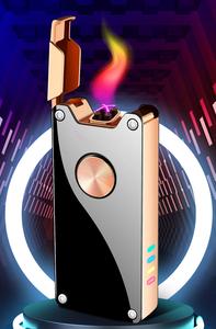 Vente en gros Briquet électronique Affichage de puissance d'<span class=keywords><strong>allumage</strong></span> à l'épreuve du vent Briquet électrique à double arc - Product Image 2