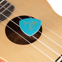 Usine de BP-P-1YG personnalisable OEM coloré cuir guitare médiators pour ukulélé Instruments de musique et accessoires
