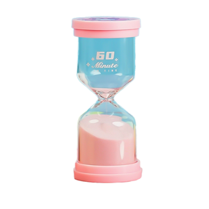 Sablier en verre aux couleurs personnalisées, minuteur rotatif portable <span class=keywords><strong>de</strong></span> 1/3/5/<span class=keywords><strong>10</strong></span>/15/30 <span class=keywords><strong>minutes</strong></span> pour la maison et le bureau - Product Image 2