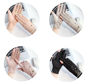 Guantes <span class=keywords><strong>de</strong></span> Conducción <span class=keywords><strong>de</strong></span> Algodón para Mujer, Medios Dedos, con Pantalla Táctil, Protección Solar, para Verano, Libros <span class=keywords><strong>de</strong></span> Psicología Clínica, Aplicables al Aire Libre - Product Image 6
